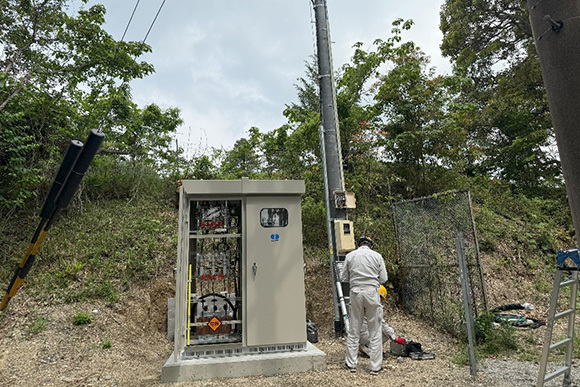 ゴルフ場受変電設備工事